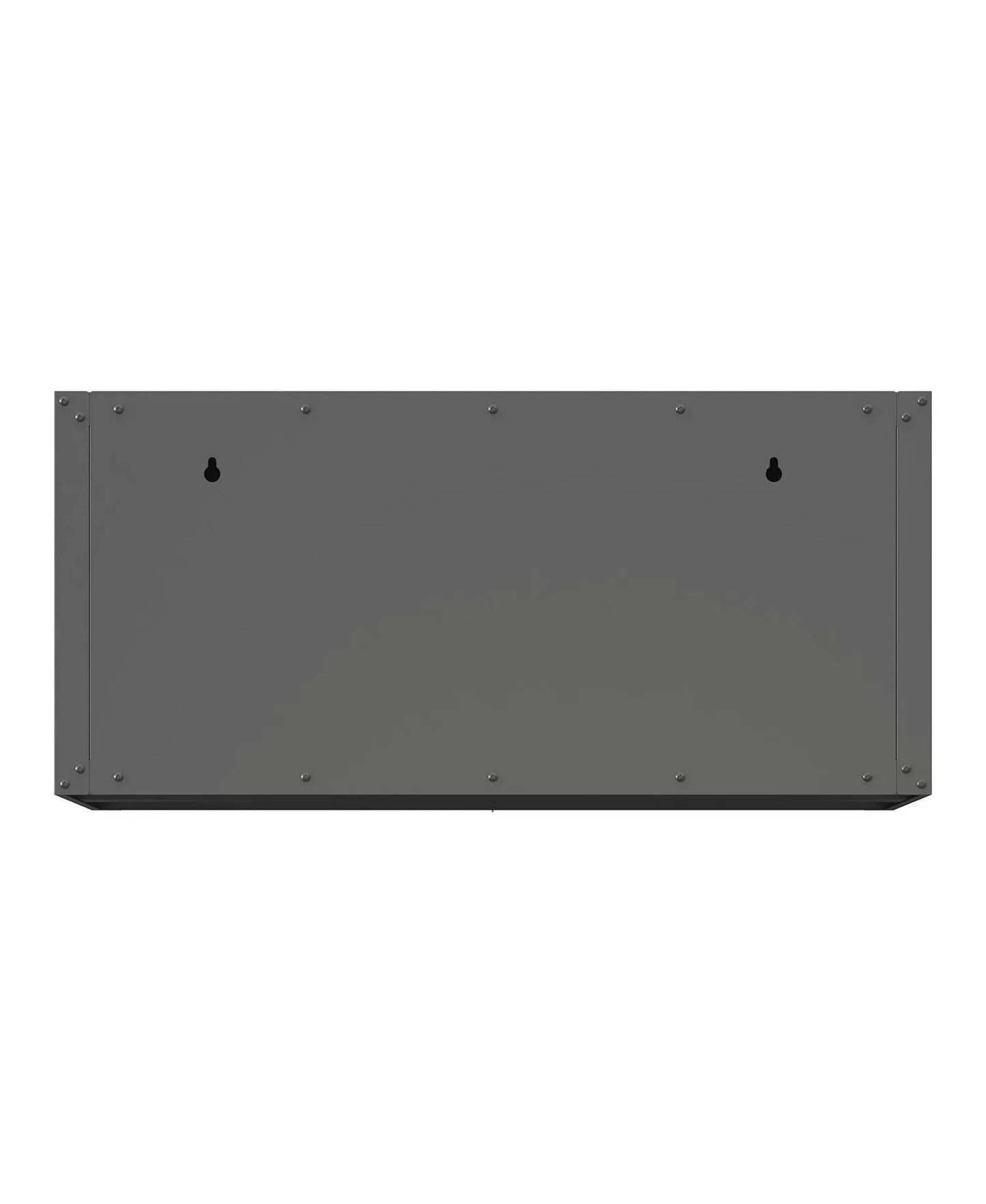 30" Heavy-Duty Wall Mounted Metal Cabinet - Lockable Garage Storage