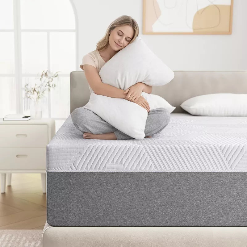 Wuleitex store 10 " Full peaceful sleep gel memory foam mattress