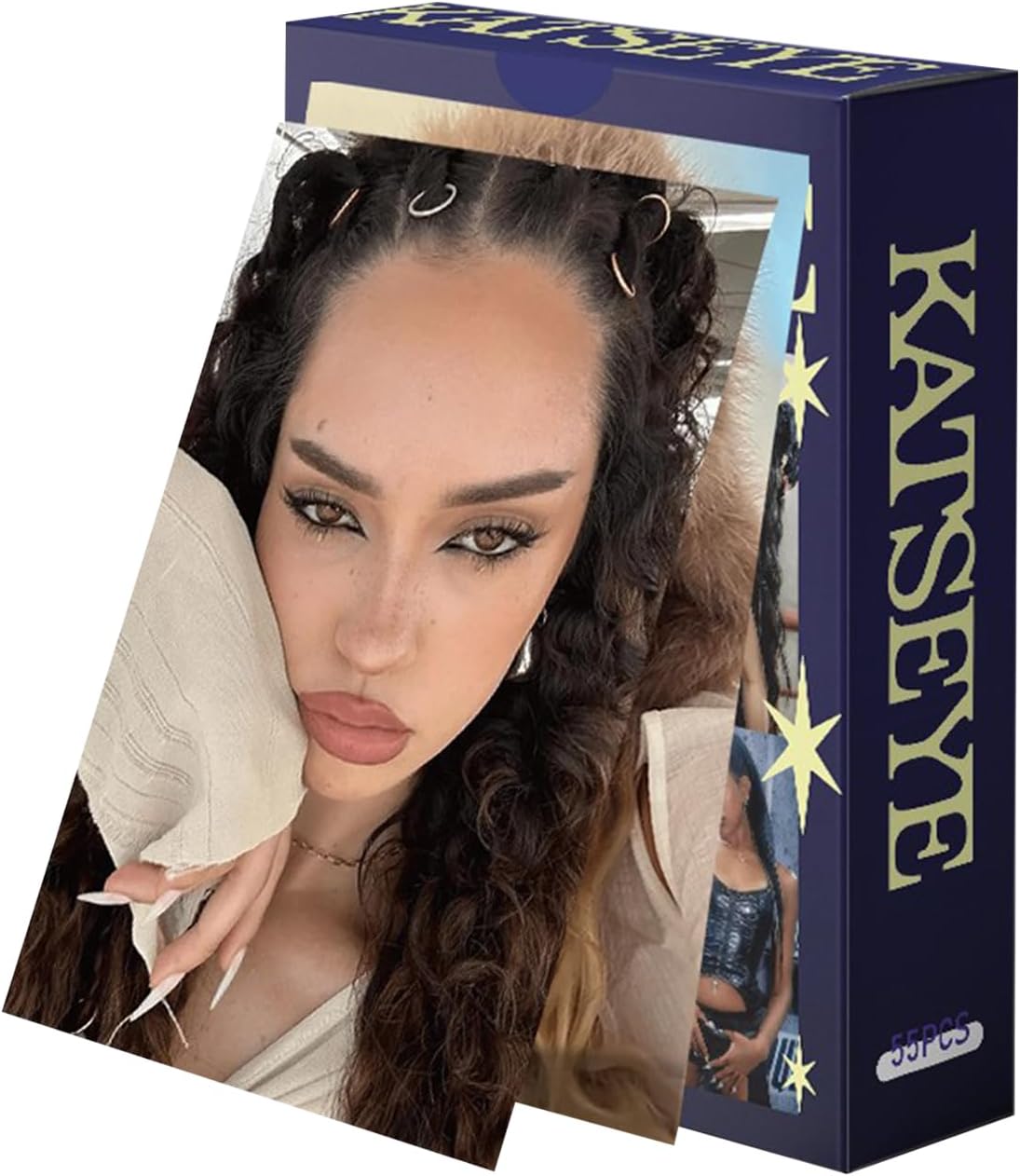 55PCS KATSEYE Photocards Novel Idol Album Lomo Cards Set Mini Merch Photocards Set Gift for Fans Collection Photo Cards