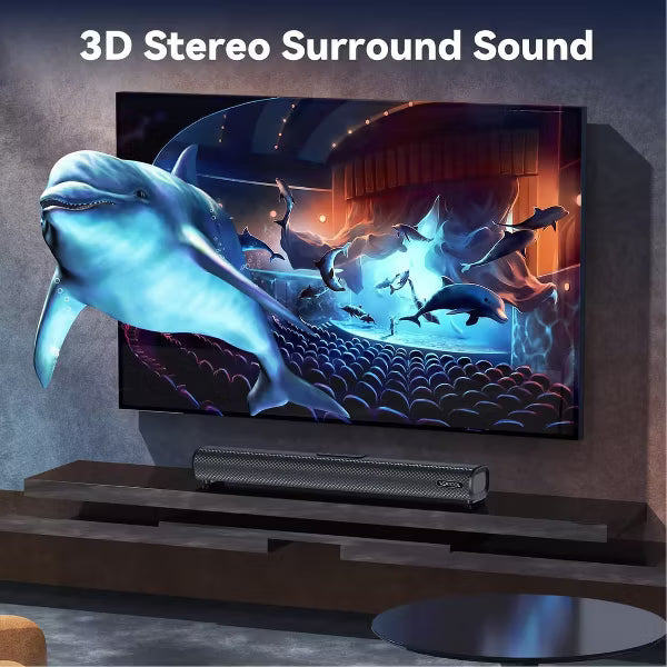 VEATOOL Portable Bluetooth Speaker, IPX5 Waterproof, Stereo Sound, 12H Playtime, Bluetooth 5.3, RGB Lights, Outdoor Speaker