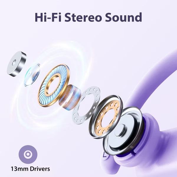VEAT00L Wireless Earbuds Bluetooth 6.0 Sport 200Hrs Earhook 6 ENC Mic IP68 Waterproof Workout Running