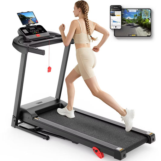 Treadmills Clearance,Treadmill on Sale,300 LBS Capacity Folding Treadmill with/ Incline,3.75HP Portable Treadmill, Walking Running Exercise Machine
