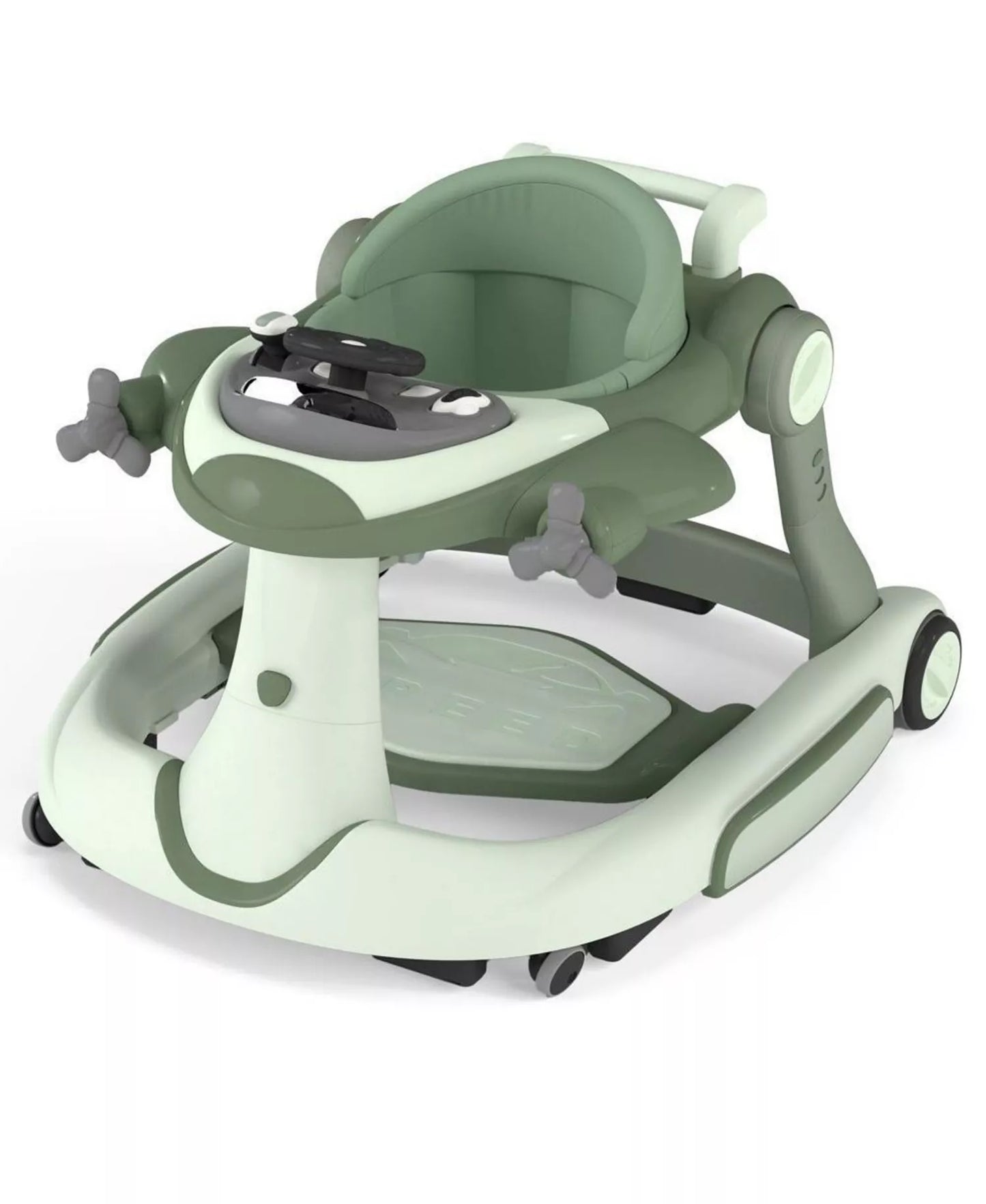 Convertible Baby Activity Walker with Adjustable Height, Foldable Design and Interactive Play Features