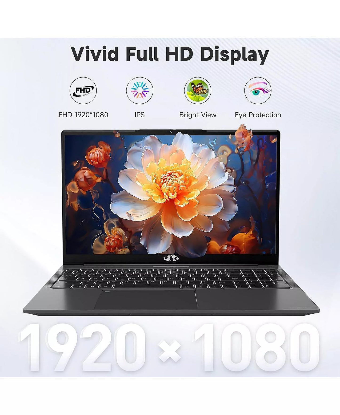 15.6" IPS FHD-Laptop Intel 6 Cores i3-1215U 32GB RAM 512GB SSD 4.4GHz