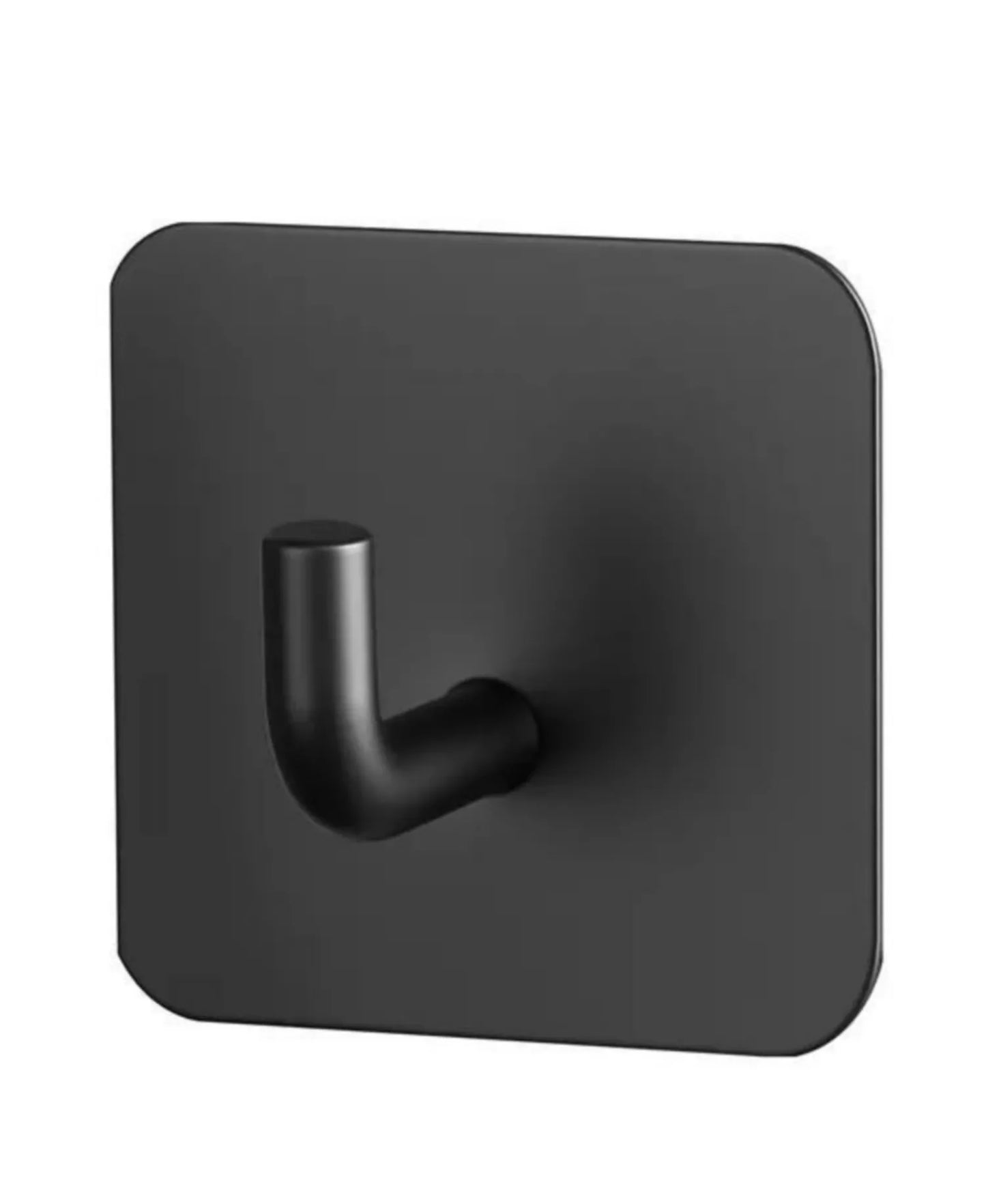 4-Pack Adhesive Wall Hooks - Heavy-Duty Stainless Steel Towel and Coat Hangers