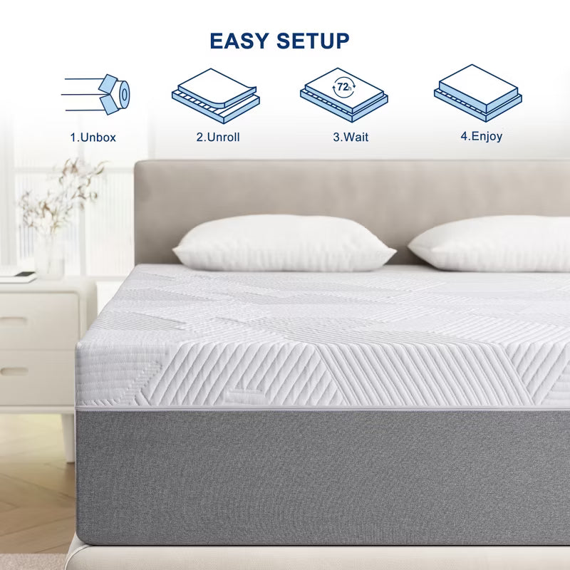 Wuleitex store 10 " Full Comfort Series gel memory foam mattress