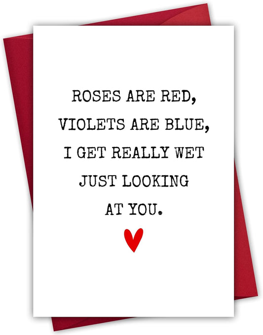 Funny Valentines Day Card for Him Mens Valentines Day Gifts for Husband Boyfriend Gifts for Men Who Have Everything Romantic Valentine Card for Boyfriend Men Birthday Gift Ideas Couples Gag Gift Ideas
