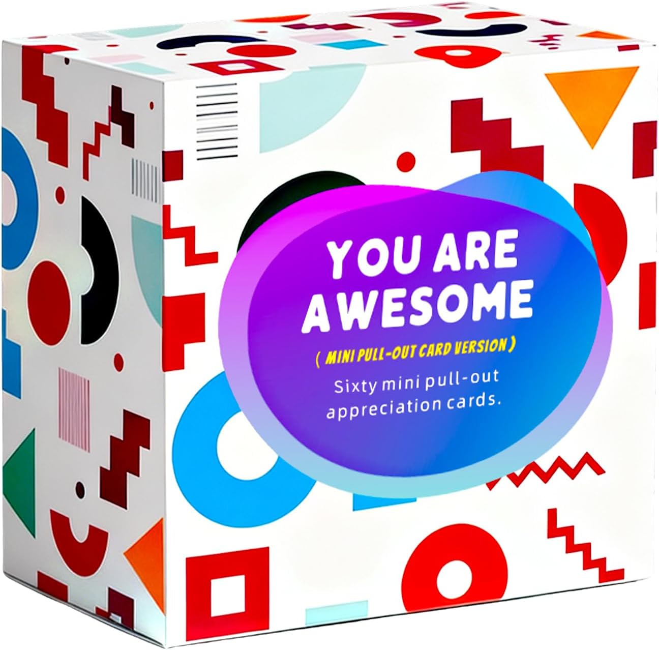 Affirmation Cards With Envelopes 3.5x3.5 Inch. You Are Awesome Seals for Appreciation, Encouragement, Gratitude, Positive Motivational Inspirational Thoughtful Gifts Cards. Post-it Note Size