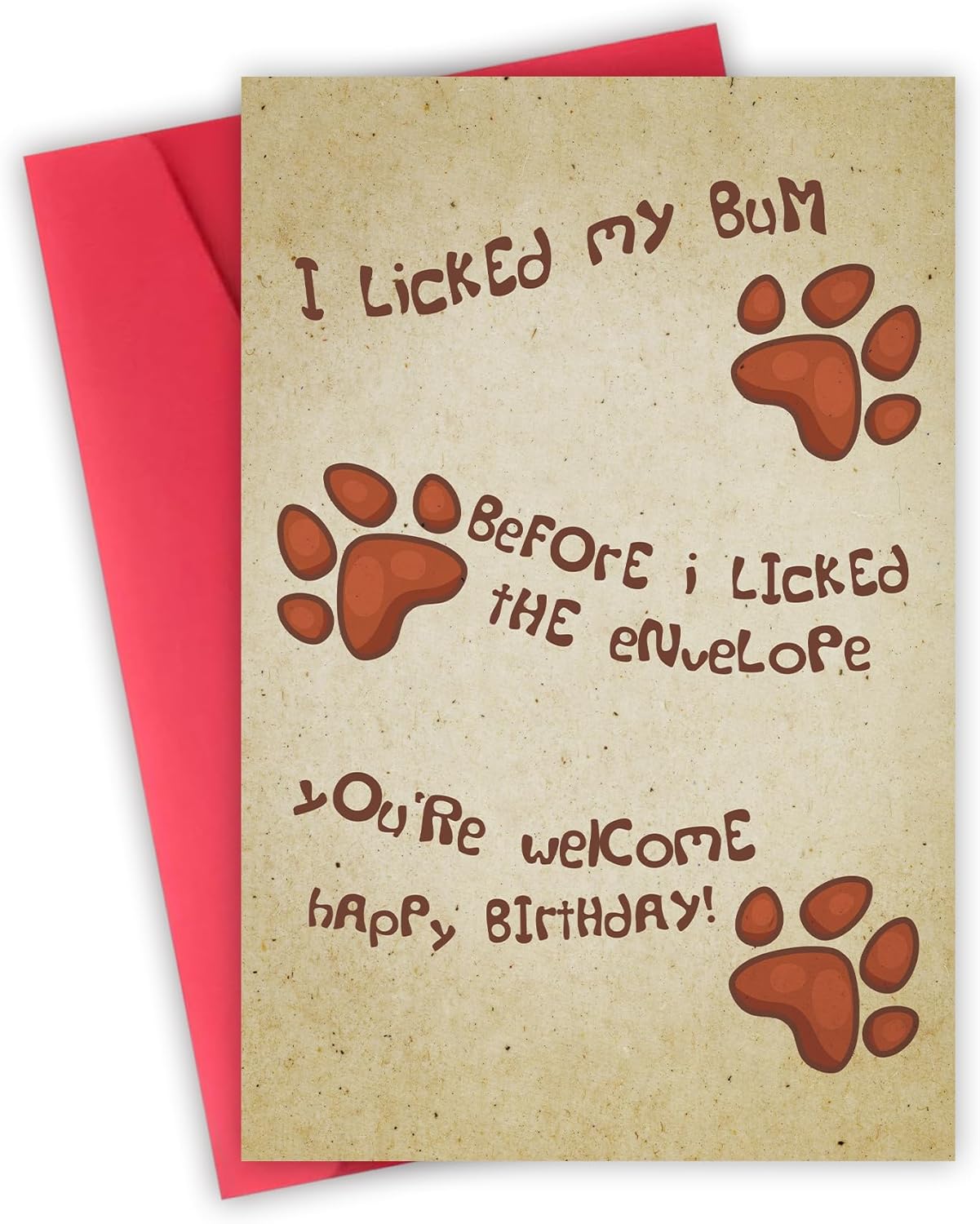 Funny Dog Birthday Card for Women, Men, Family, Friends, Birthday Card for Dog Lover, Bday Cards Gifts for Dogs Dad Dogs Mom, Puppy Bday Cards for Husband Wife Boyfriend Girlfriend