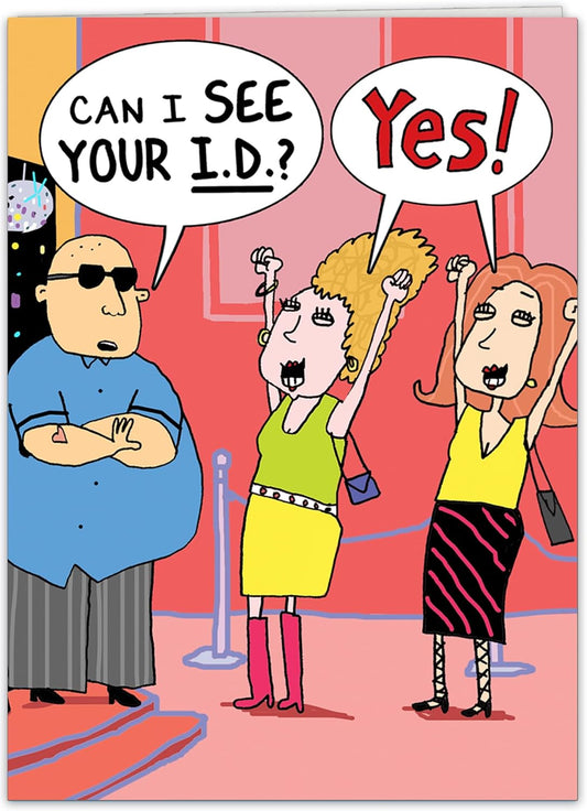 Birthday Card for Women, Funny Birthday Cards, gifts for Women, Friend, Bestie, Sister, Mom, Grandmother, all the girls celebrating birthdays!