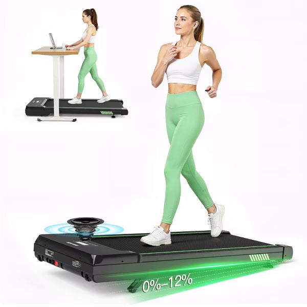Akluer 12% Auto Incline With Bluetooth Function Walking Pad Treadmill