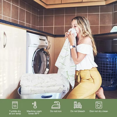 Hoey Full Waterproof Mattress Protector – Bamboo Rayon, Soft, Breathable, Cooling Fitted Cover, Fits Up to 21" Deep Pocket