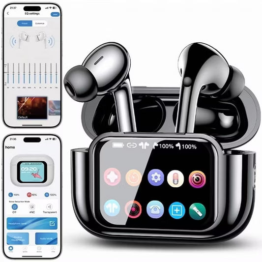 VEAT00L X7 Wireless Earbuds, 80H Playtime, Bluetooth 5.3, IPX7 Waterproof, Sports Earhooks, ENC Mics, Deep Bass, for Android iOS