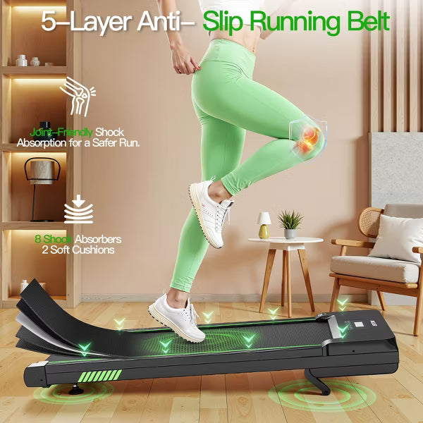 Akluer 12% Auto Incline With Bluetooth Function Walking Pad Treadmill
