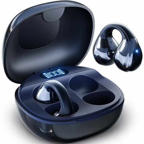 VEAT00L Wireless Earbuds, Bluetooth Headphones V5.4 Stereo Ear buds with Noise Cancelling Mics, 60H Playback Mini Case with Dual LED Display