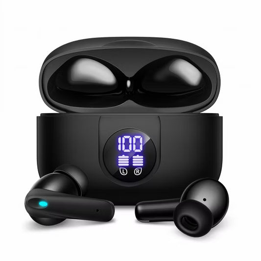 Wireless Bluetooth Earbuds, Hi-Fi Stereo, Touch Control, Waterproof, Wireless Charging, Mic, for iPhone Samsung Android