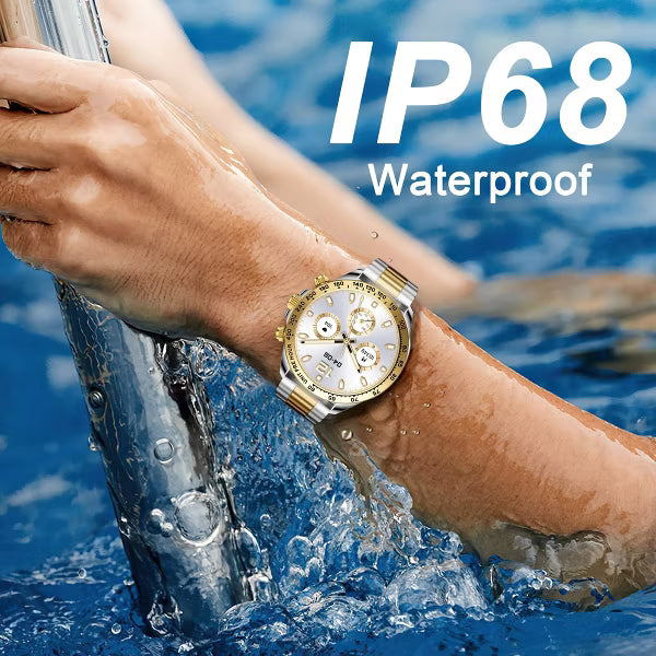 Smart Watch, IP68 Waterproof, 2.01" Display, Bluetooth Calling, 180+ Sports Modes, Fitness Tracker for Men Women
