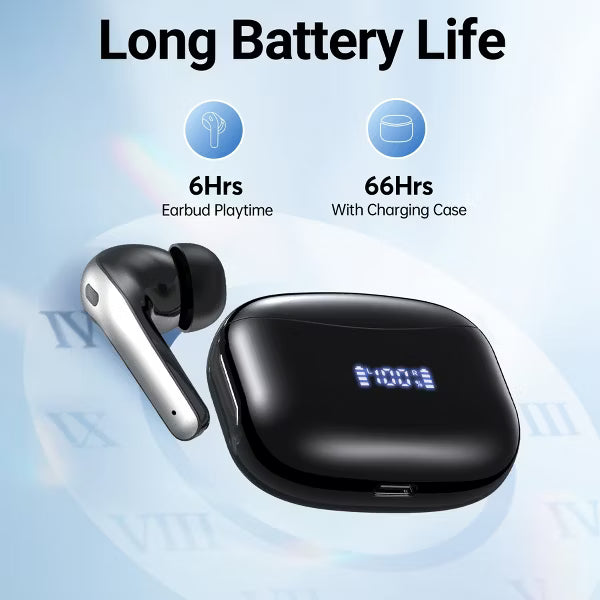 Wireless Charging Bluetooth Earbuds, Hi-Fi Stereo, Touch, IPX Waterproof, Mic – iPhone, Samsung & Android