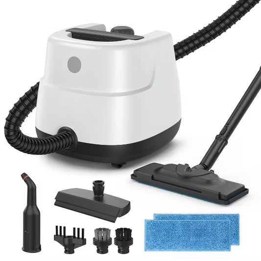 YOMA Steam Cleaner G2 Fast Heating with Rolling Wheels,Multifunctional Household Deep Cleaning for Floors,Windows,Kitchen,with 16 Accessories