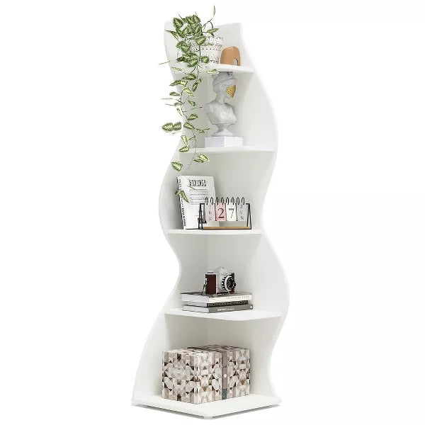 Tribesigns 70" 5-Tier Corner Shelf