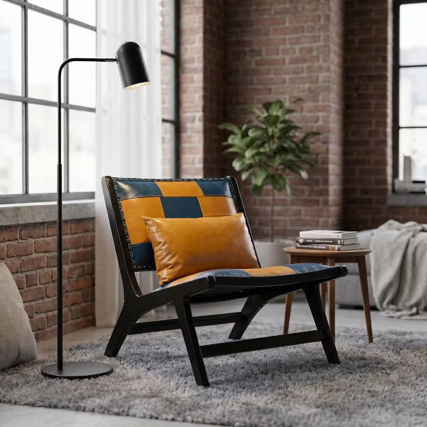 Modern Boho Accent Chair Mid Century Lounge Chair Side Chair Indoor for Living Room Balcony Apartments 1pc