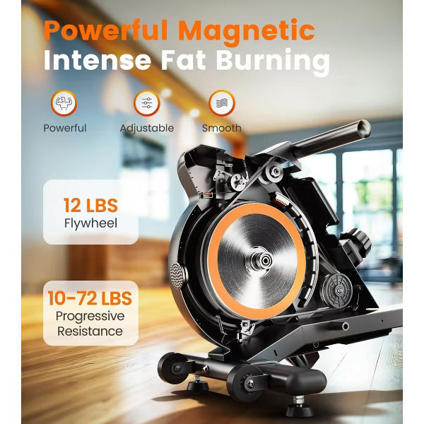YOSUDA Magnetic Rowing Machine for Home Workout, Rower Machine 350 lb capacity