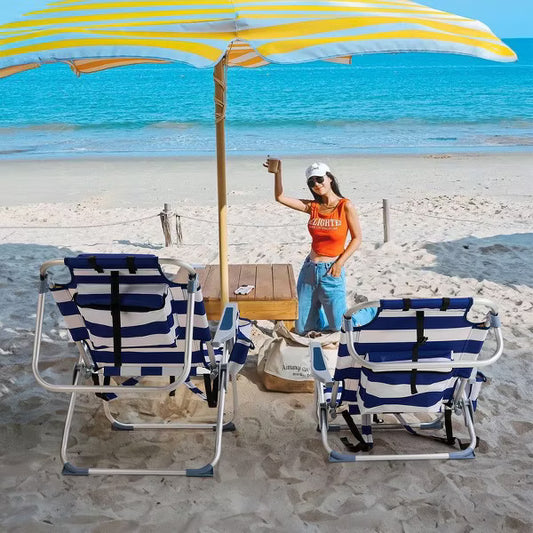 Karl Home Short Oxford Cloth Aluminum Beach Chair