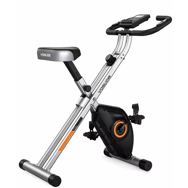 YOSUDA Folding Exercise Bike - Foldable Stationary Bike for Home Gym Workout