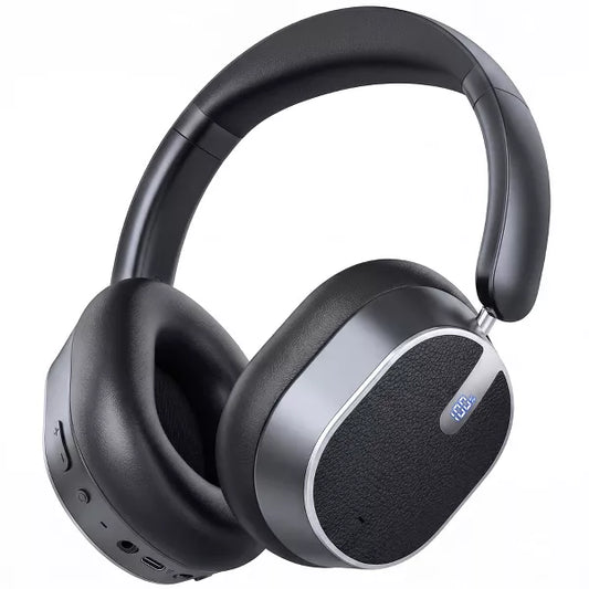 Hybrid ANC Headphones, -45dB, Wireless BT, Hi-Res Audio, 120H Playtime, Over-Ear, 6 ENC Clear Mic
