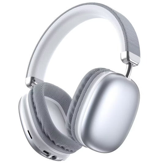 VEATOOL Mini Go Retro On-Ear Headphones 100H, BT5.4, ANC, LDAC Hi-Res, Lightweight, 70s/80s Silver