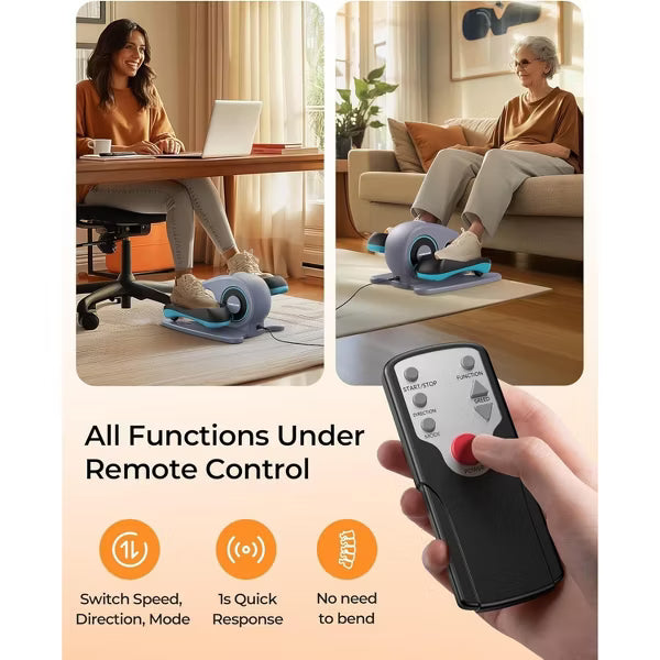 YOSUDA Under Desk Elliptical Electric, Elliptical Machine for Seniors, Fully Assembled Seated Pedal Exerciser with Remote Control