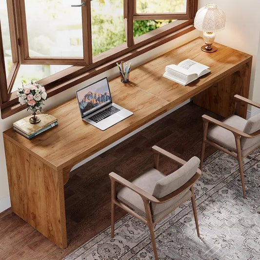 Tribesigns 78.7" Long Double Computer Desk Workstation for Home Office