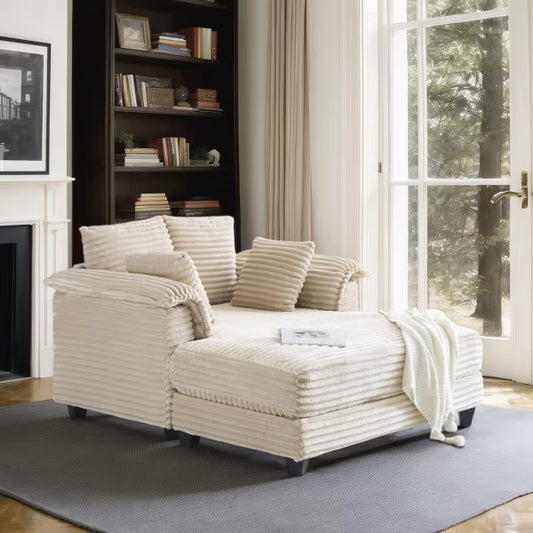 Karl Home |Upholstered Corduroy Sleeper Sofa Bed