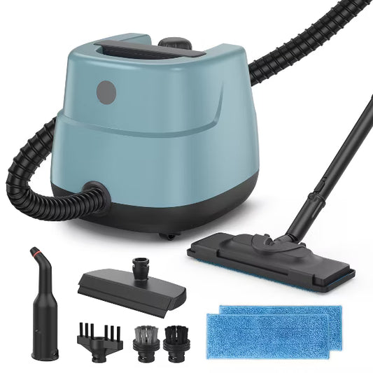 YOMA Steam Cleaner G2 Fast Heating with Rolling Wheels,Multifunctional Household Deep Cleaning for Floors,Windows,Kitchen,with 16 Accessories