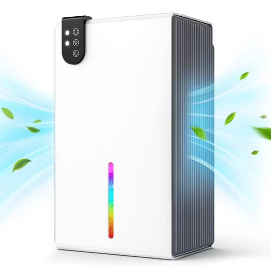 Teendow Dehumidifier for Home, Dual Semiconductor Dehumidifiers with Auto Shut Off, Quiet Portable Small Dehumidifier