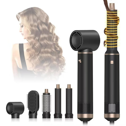 5 in 1 Hair Styler for Woman,Air Curling Wrap,Drying,Curling,Straightening & Volumizing,Hot Air Curler Dryer Brush Tool Set,Curl Styling Tools