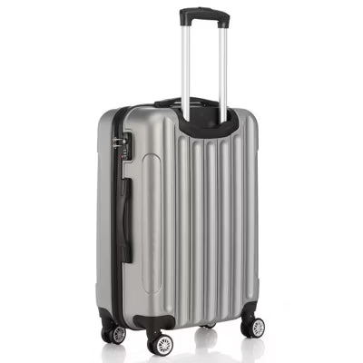 Karl Home 3 Piece Luggage Set Multifunctional Large Capacity Traveling Storage Suitcase Luggage Set Grey