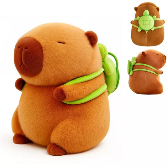 Cute Capybara Plush Kawaii Soft Capybara Plush Doll Pillow with Bread Capybara Stuffed Aniamls Toys for Girls Kids Adults Birthdays Valentines Gift 9"