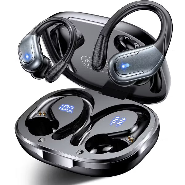 VEATOOL Wireless Earbuds 150Hrs Bluetooth 5.4 IP68 Waterproof Sports Earphones with 6 ENC Mic